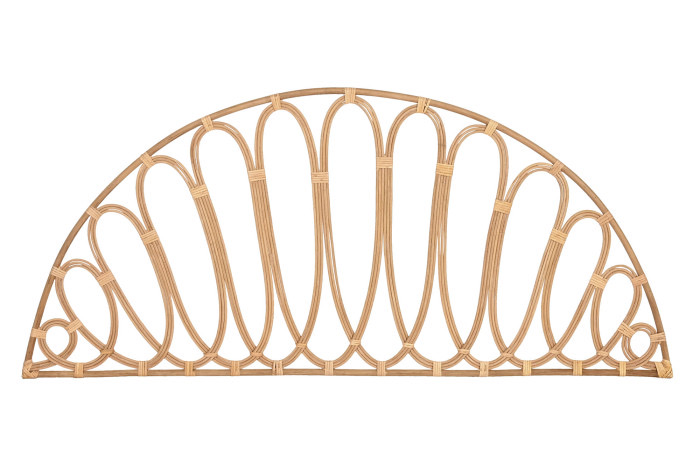 Cabecero bambú y ratán natural (180 cm) - Imagen 2