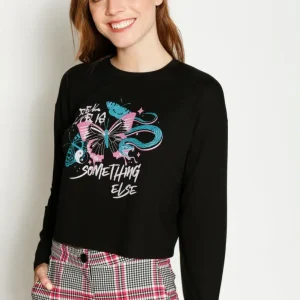 Polera Amy Negro Atrevida
