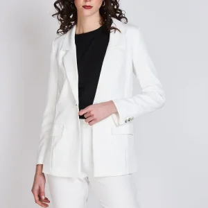 Blazer Entallado Emily Blanco Eclipse