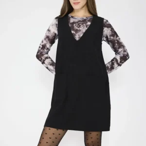 Vestido Jumper Cotelé Negro