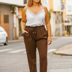 Pantalón Paula Marron