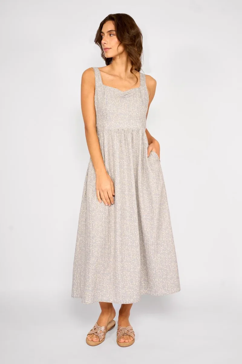 Vestido Estampado Fabiana Denim - Imagen 2