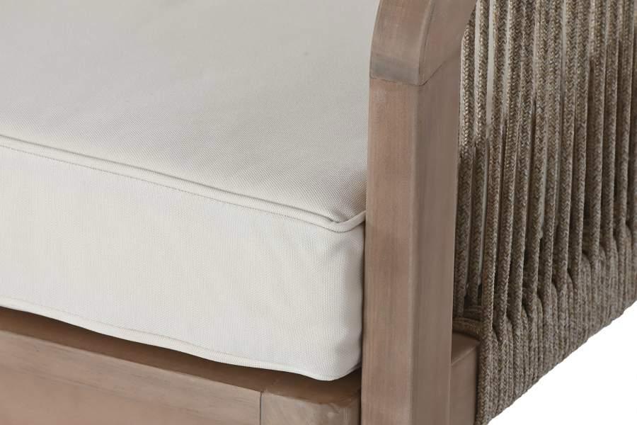 Set salón acacia y cuerda marrón (138 cm) - Imagen 4