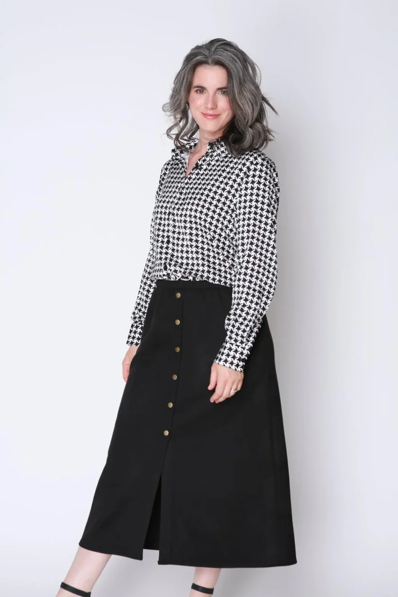 Blusa Luana Negro Woman by Eclipse - Imagen 4