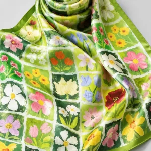 Pañuelo Estampado Alana Verde