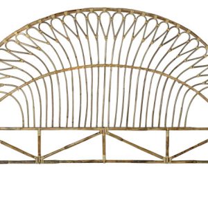 Cabecero Cama Artesanal en Ratán Natural con Arco 160cm