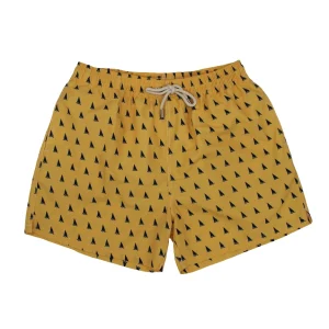 TRAJE DE BAÑO LOGOS AMARILLO