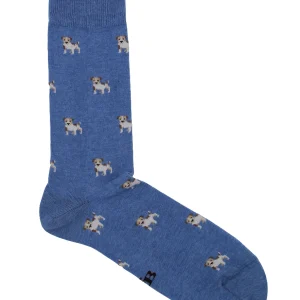 CALCETINES JACK RUSSEL AZUL