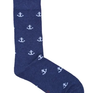 CALCETINES ANCLAS AZUL MARINO