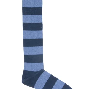 CALCETINES LARGOS CANALÉ RAYAS AZULES