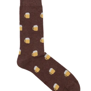 CALCETINES CERVEZAS MARRÓN