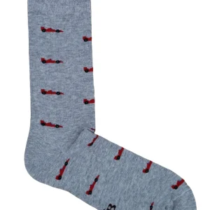 CALCETINES FÓRMULA 1 GRIS CLARO