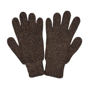 GUANTES JASPEADOS MARRONES