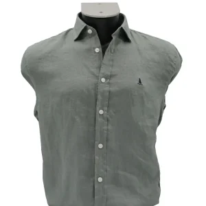 CAMISA LINO KAKI