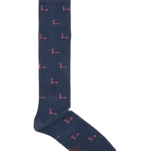 CALCETINES LARGOS PATINETE AZUL MARINO - ROJO