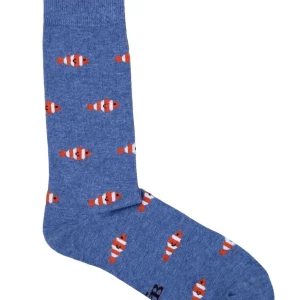 CALCETINES PECES AZUL