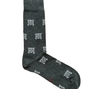 CALCETINES BARANDILLA DE LA CONCHA GRIS OSCURO