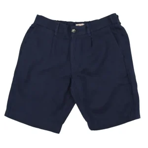 BERMUDA LINO AZUL MARINO