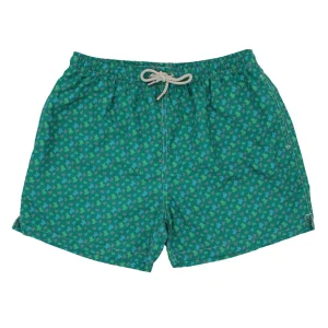 TRAJE DE BAÑO BAILE DE TORTUGAS MULTICOLOR VERDE - TURQUESA