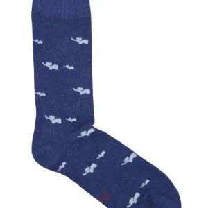 CALCETINES ELEFANTES AZUL MARINO