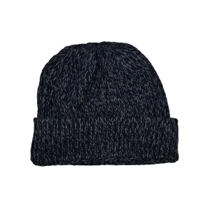 GORRO JASPEADO AZUL MARINO -GRIS
