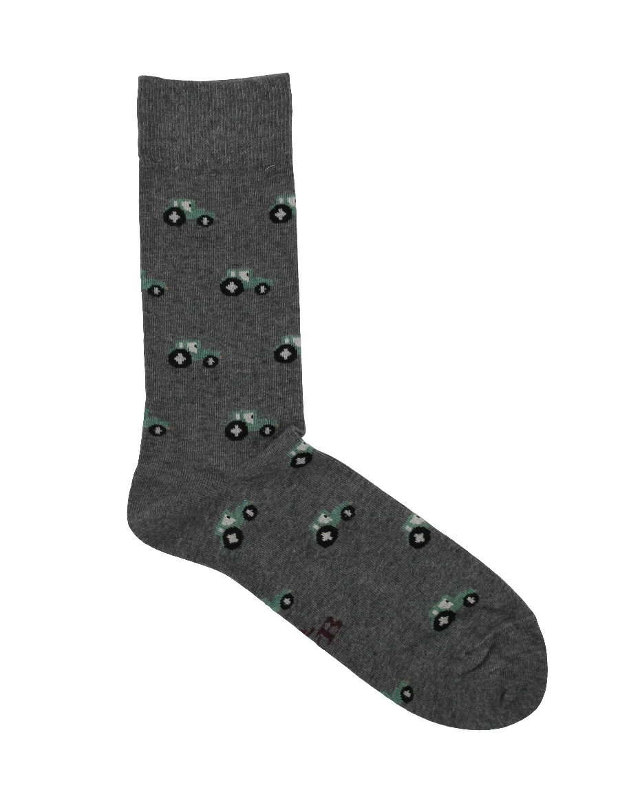 CALCETINES TRACTORES GRIS
