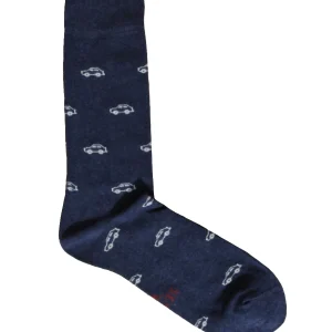 CALCETINES COCHE AZUL MARINO-GRIS
