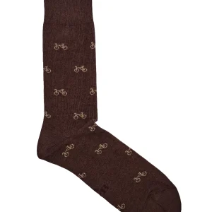 CALCETINES BICICLETAS MARRÓN