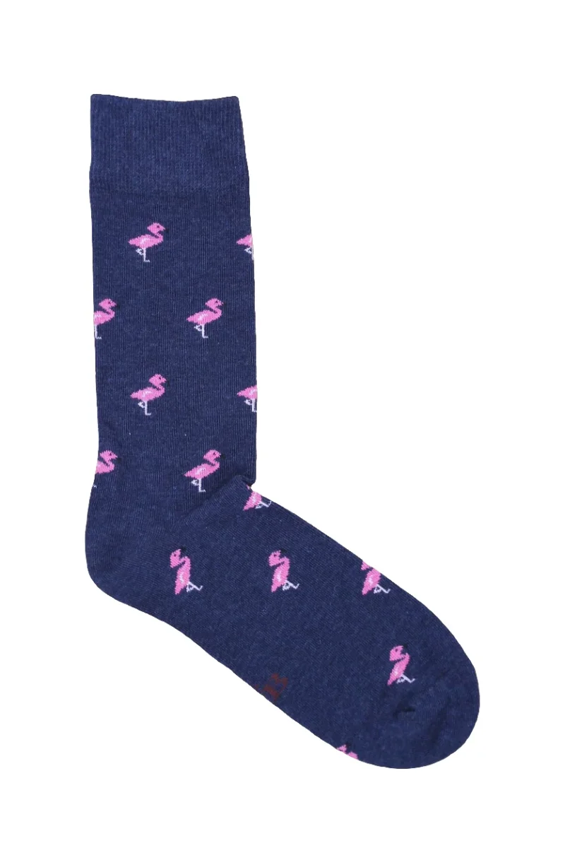 CALCETINES FLAMENCOS AZUL MARINO