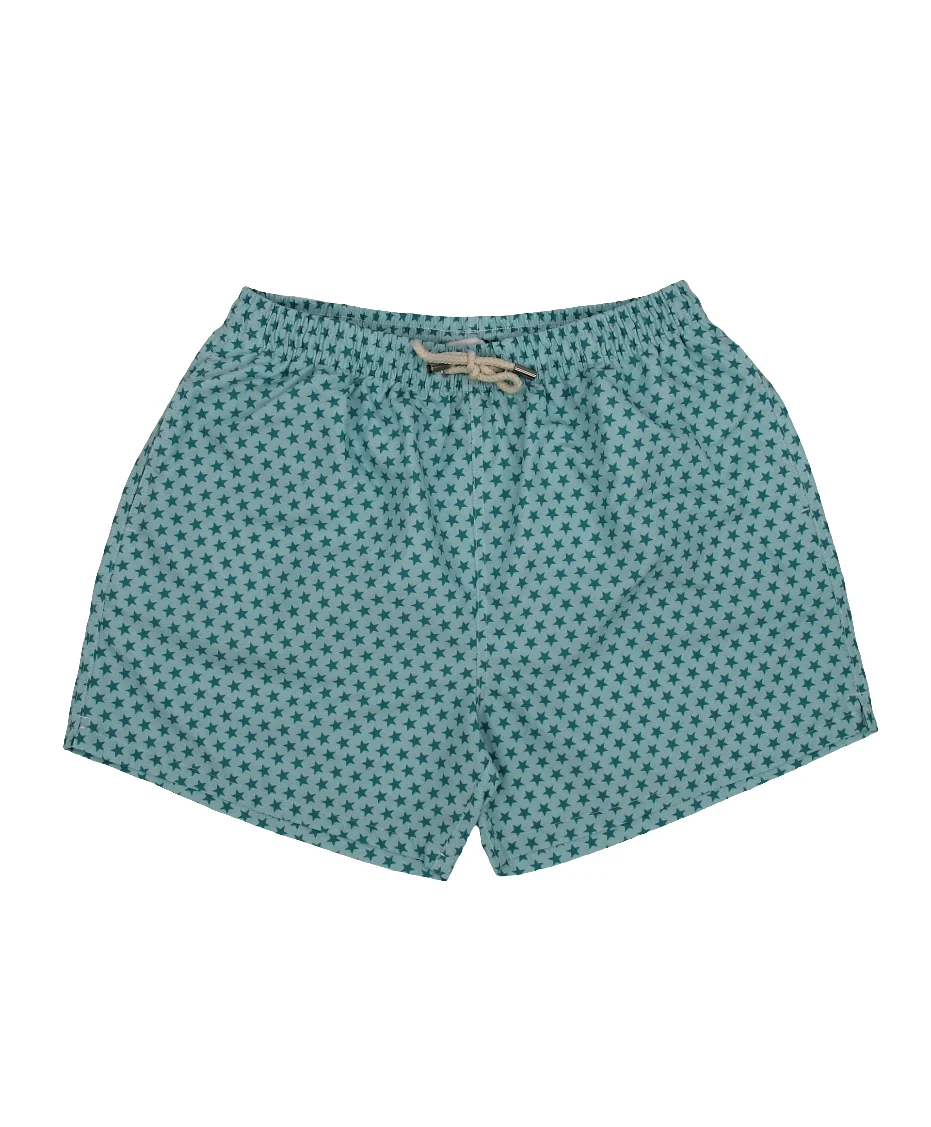 TRAJE DE BAÑO ESTRELLAS VERDE