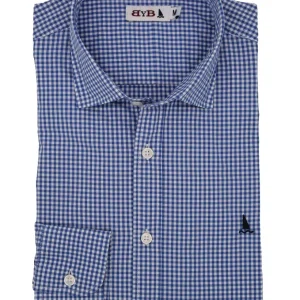 CAMISA CUADRO VICHY AZULÓN