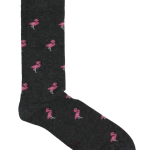 CALCETINES FLAMENCOS GRIS OSCURO