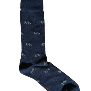 CALCETINES BICICLETA AZUL MARINO-GRIS