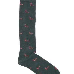 CALCETINES LARGOS PATINETE VERDE BOTELLA - ROJO