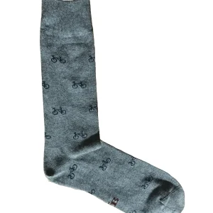 CALCETINES BICICLETA GRIS