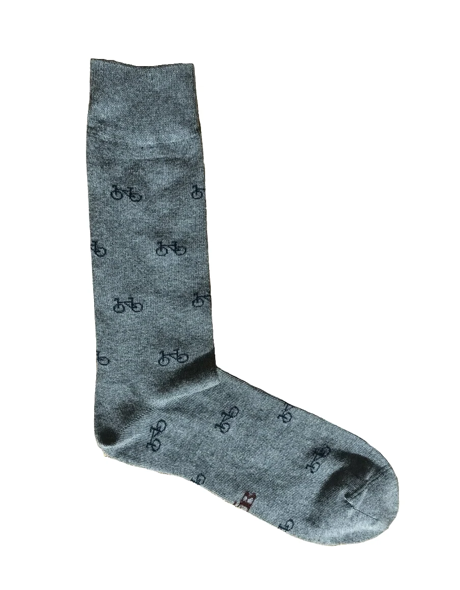 CALCETINES BICICLETA GRIS - Imagen 2