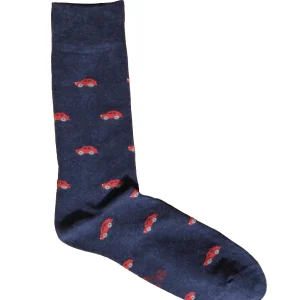 CALCETINES COCHE AZUL MARINO-GRANATE