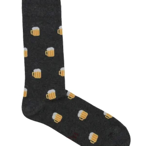 CALCETINES CERVEZAS GRIS