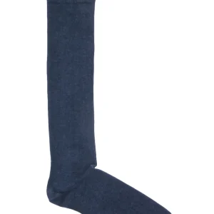 CALCETINES LARGOS CANALÉ AZUL MARINO - AZUL