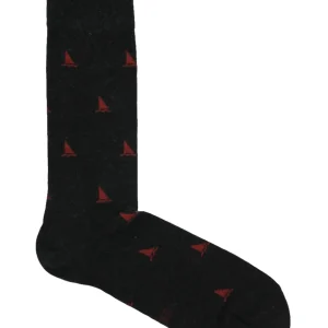 CALCETINES LOGO MARENGO-ROJO