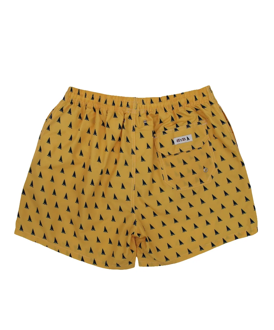 TRAJE DE BAÑO LOGOS AMARILLO - Imagen 3