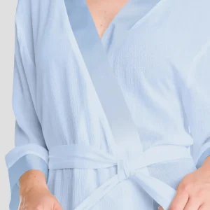 Bata corta verano cruzada jaquard viscosa