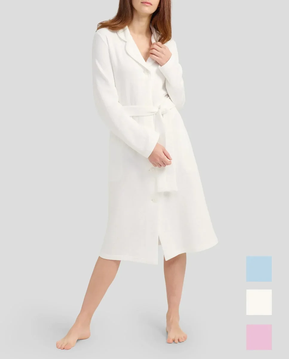 Bata de mujer de verano abotonada con vivo - Imagen 6