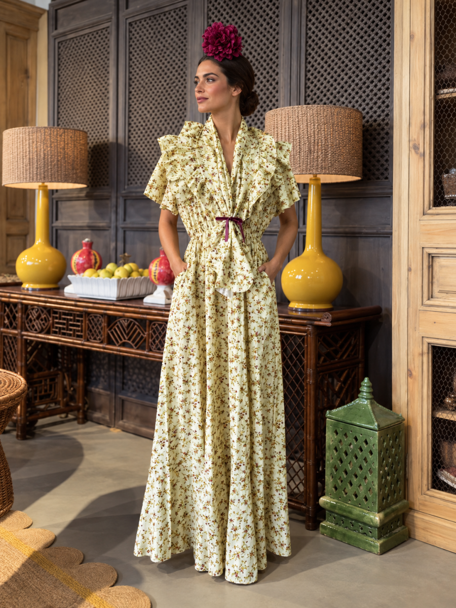 Bata Rociera Liberty Amarilla con piquillo I Ana Faura - Imagen 2