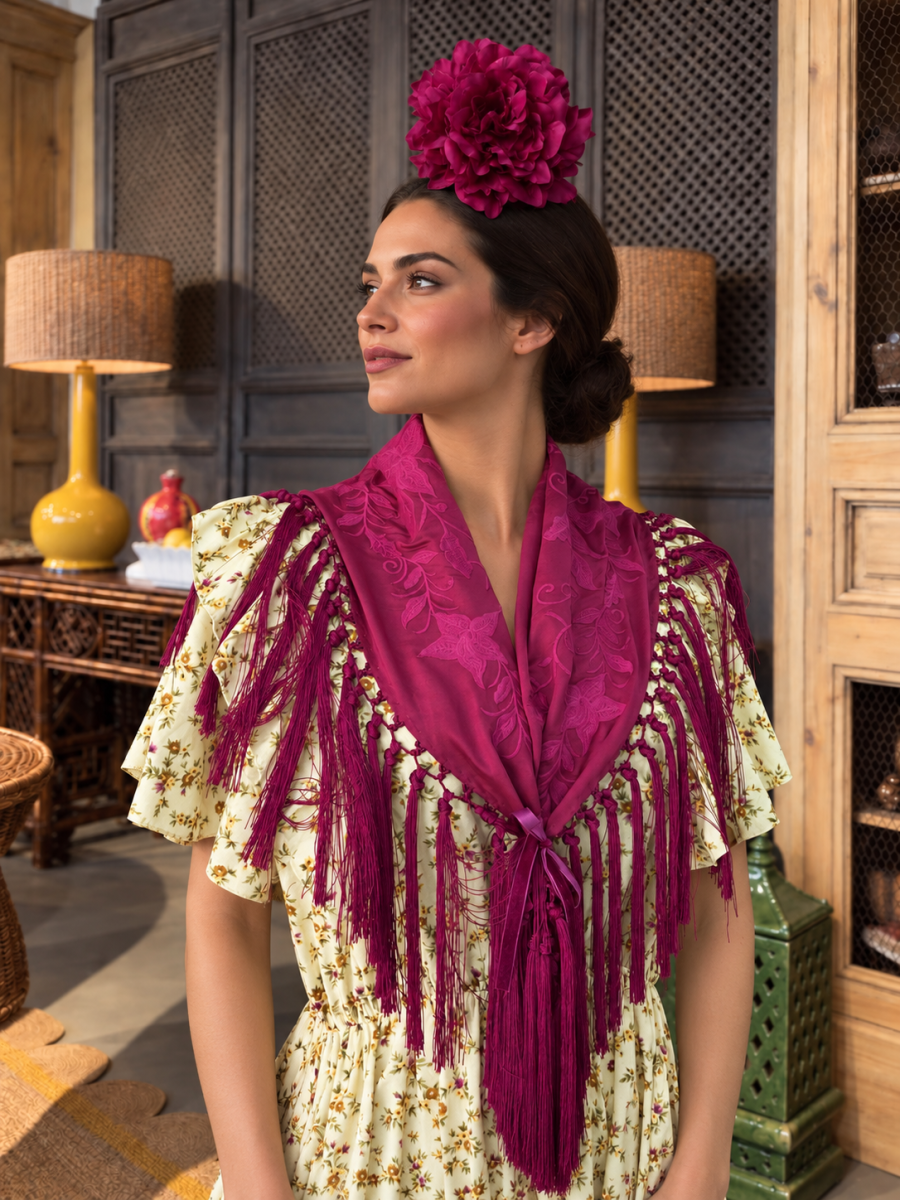 Bata Rociera Liberty Amarilla con piquillo I Ana Faura - Imagen 3