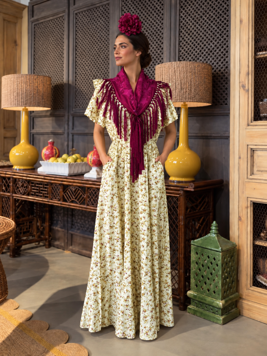 Bata Rociera Liberty Amarilla con piquillo I Ana Faura - Imagen 5