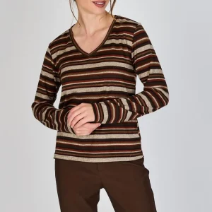 Polera Ana Luisa Café Woman by Eclipse