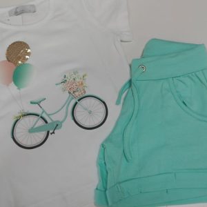 Conjunto niña “Bici Globos”