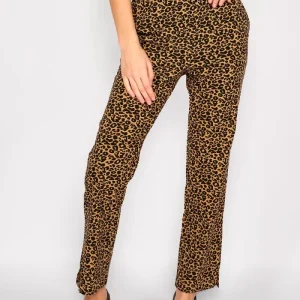 Pantalón Animal Print Constanza Café
