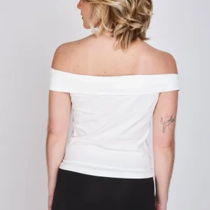 Top Hombros Descubiertos Bardot Blanco ATR by Eclipse